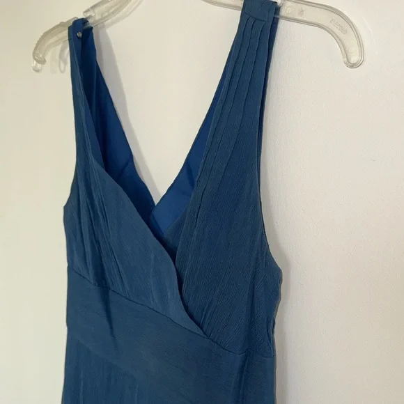 J. Crew 100% Silk Chiffon Sophia Dress. Size 8. Worn 1 time - Picture 6 of 7